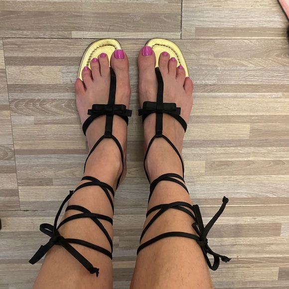 Prada Shoes - Prada Black Strappy Sandals